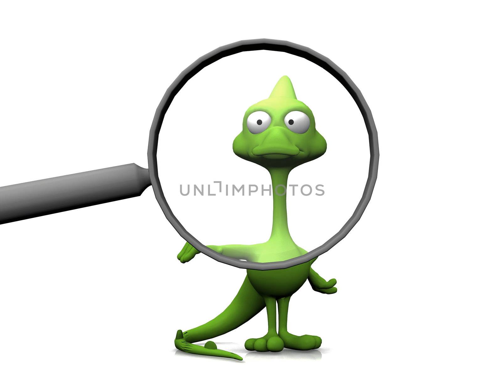 Nessie and the magnifying glass
 by njaj