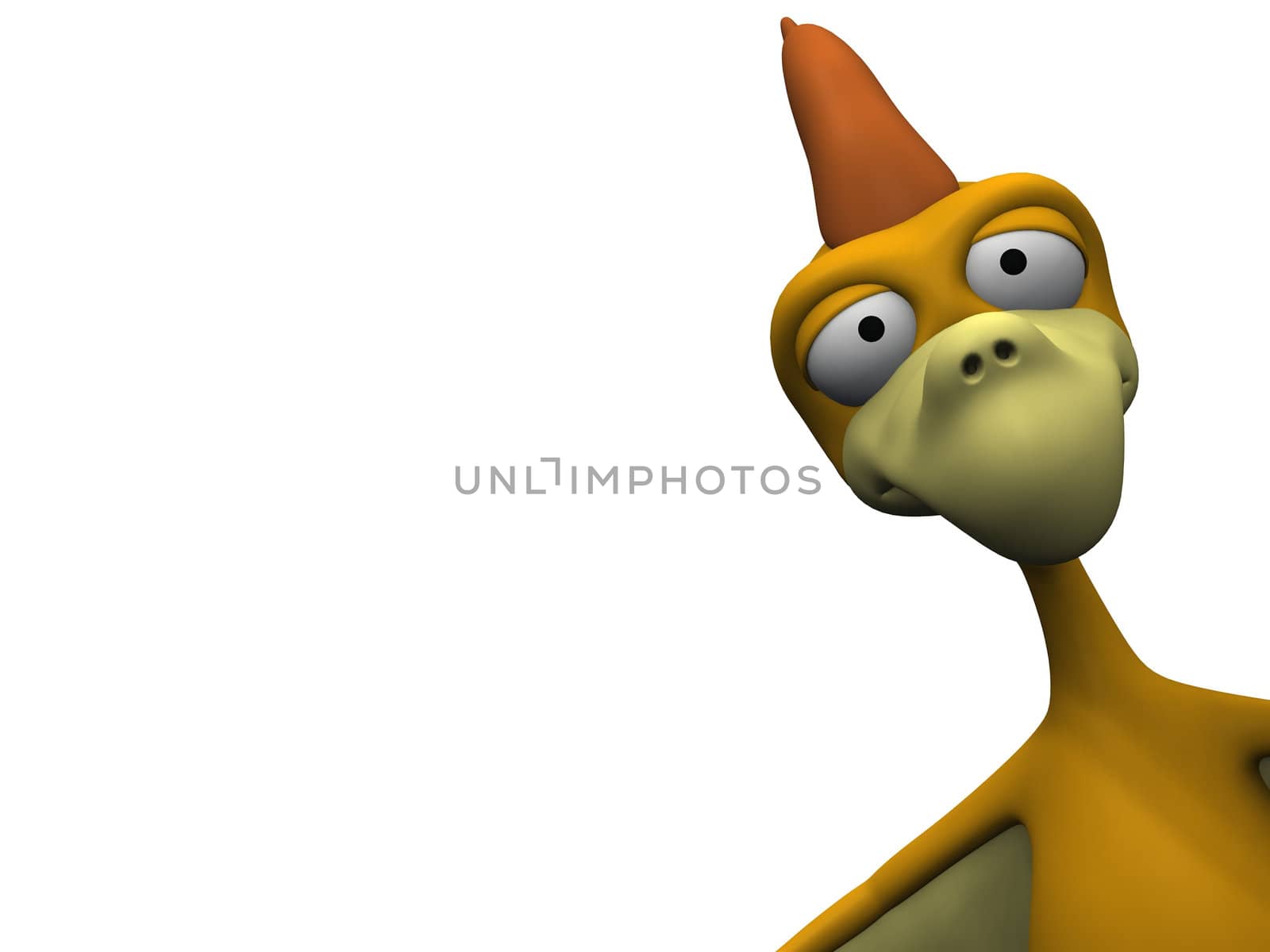 pterodactyl on a white background
