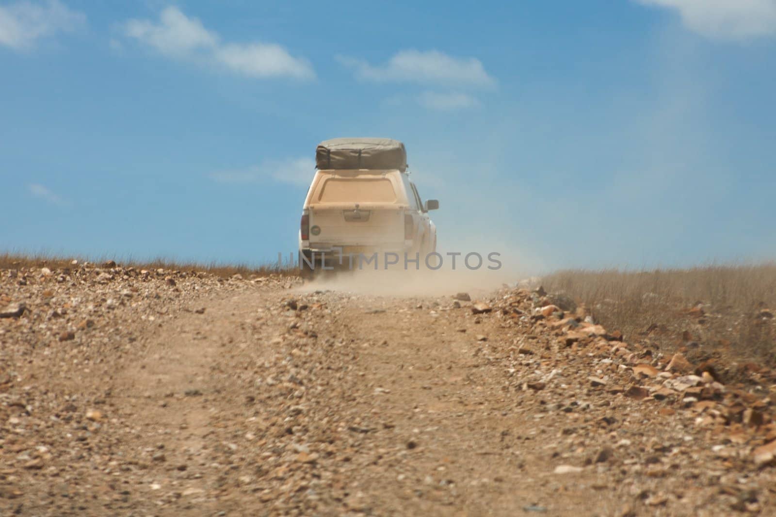 Off road in the desert in Namibia - Kaokoland