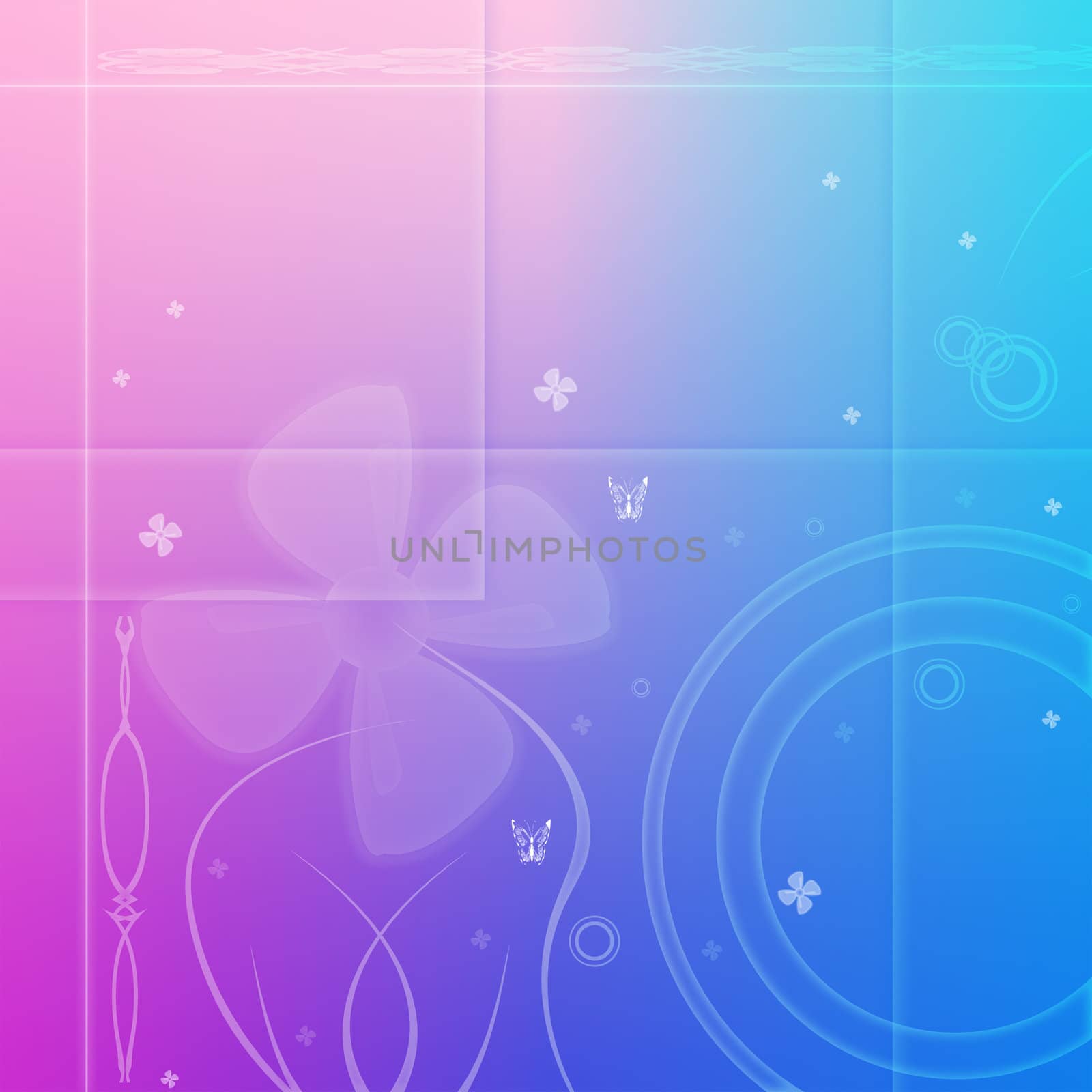 Computer designed abstract background - floral background