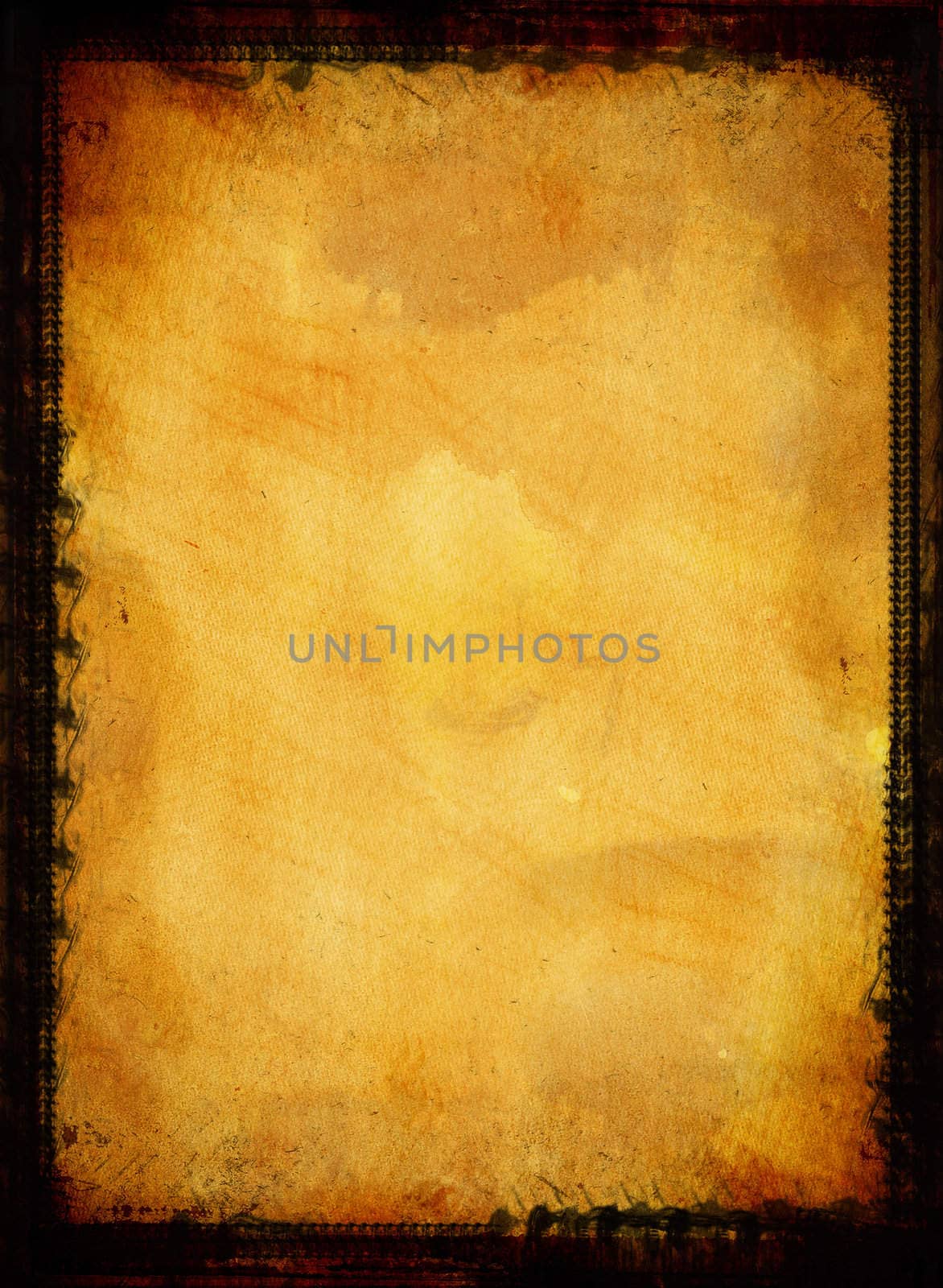 Computer designed grunge border and aged paper background