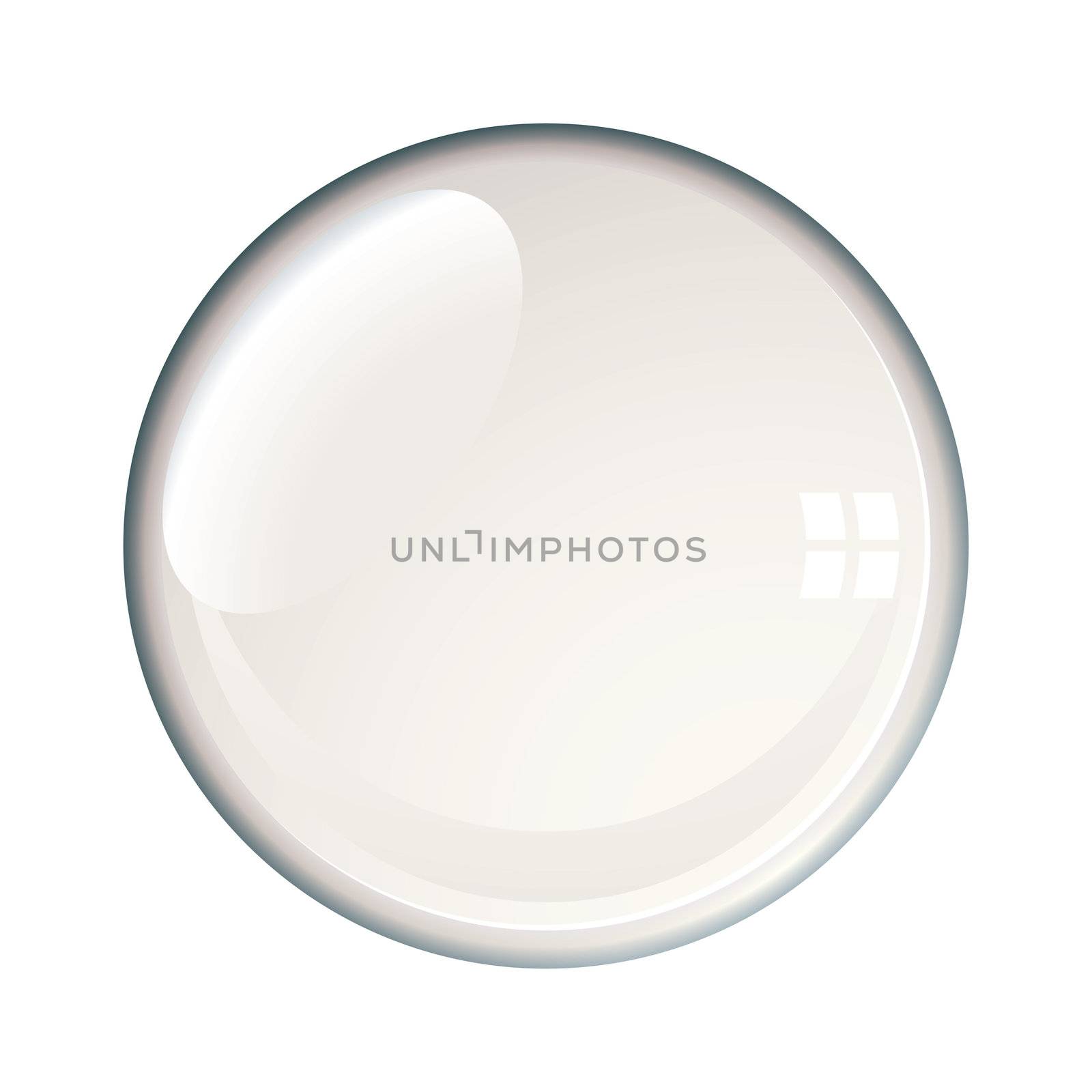 Blank white badge with copy space to add your own image