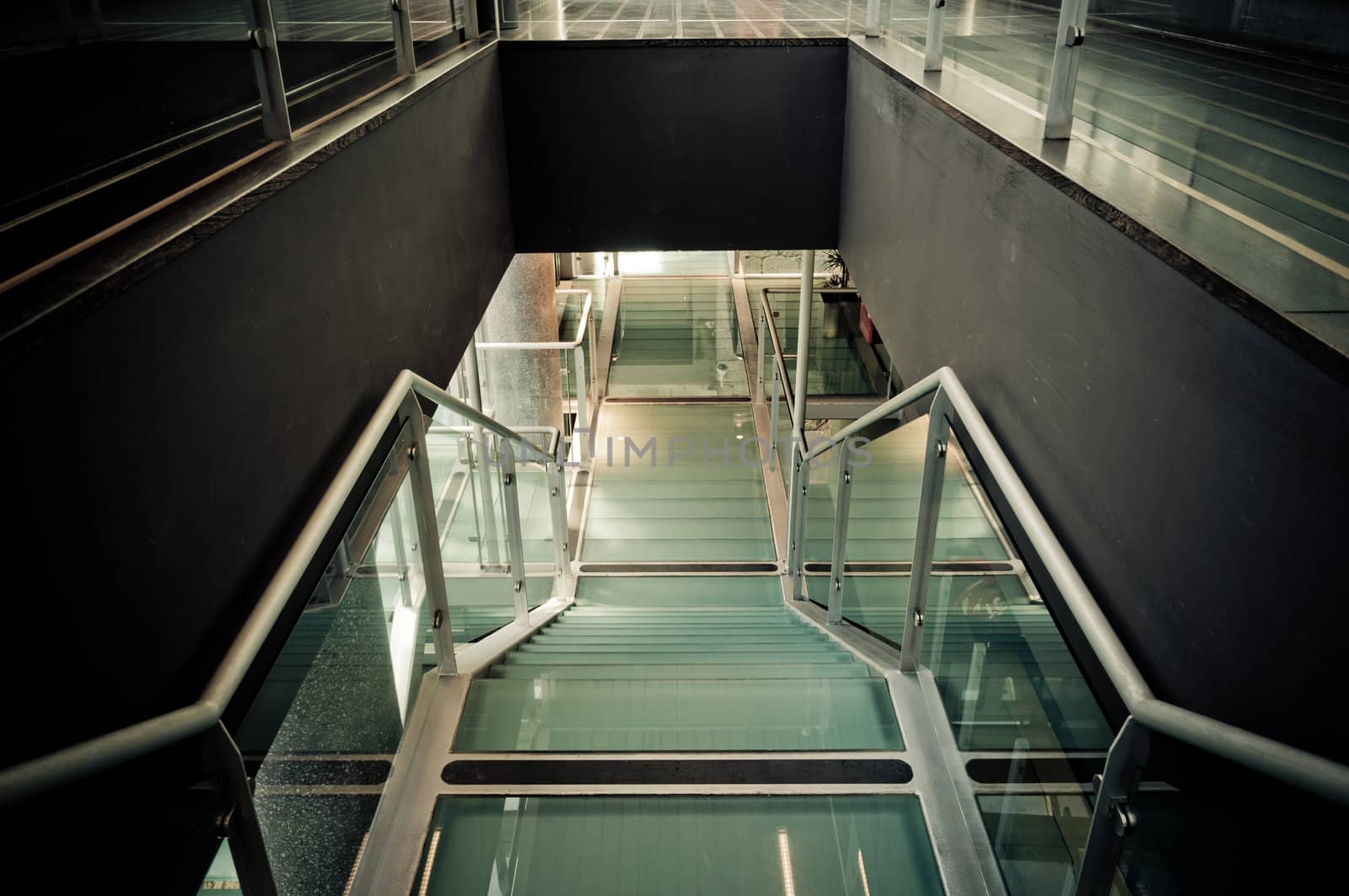Gibraltar, internal, architecture, kings, bastion, stairs, black,