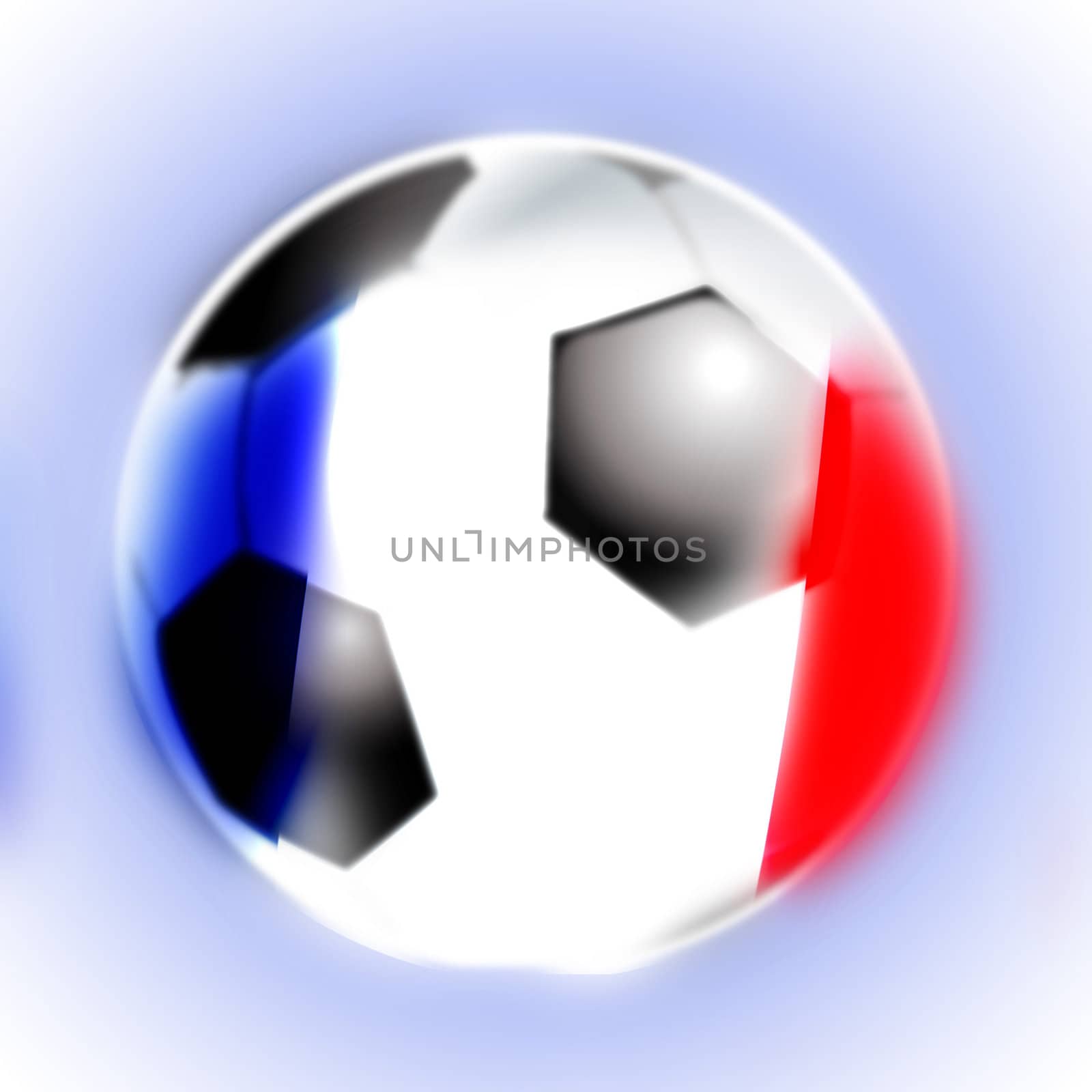illustration of black and white france football soccer ball