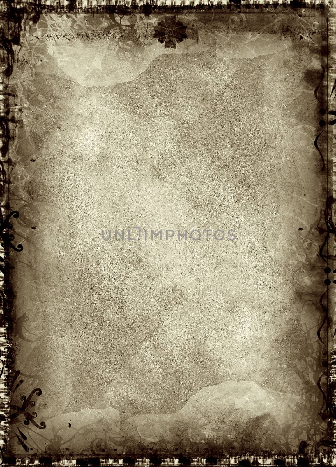 Grunge border and background by Lizard