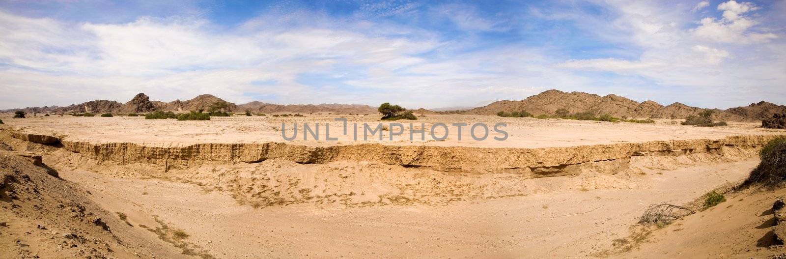 Bleak but imposing landscape of the Skeleton Coast, Namibia