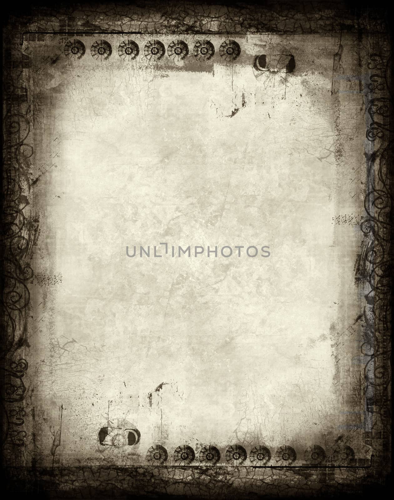 Grunge border and background by Lizard