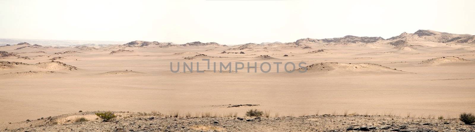 Bleak but imposing landscape of the Skeleton Coast, Namibia