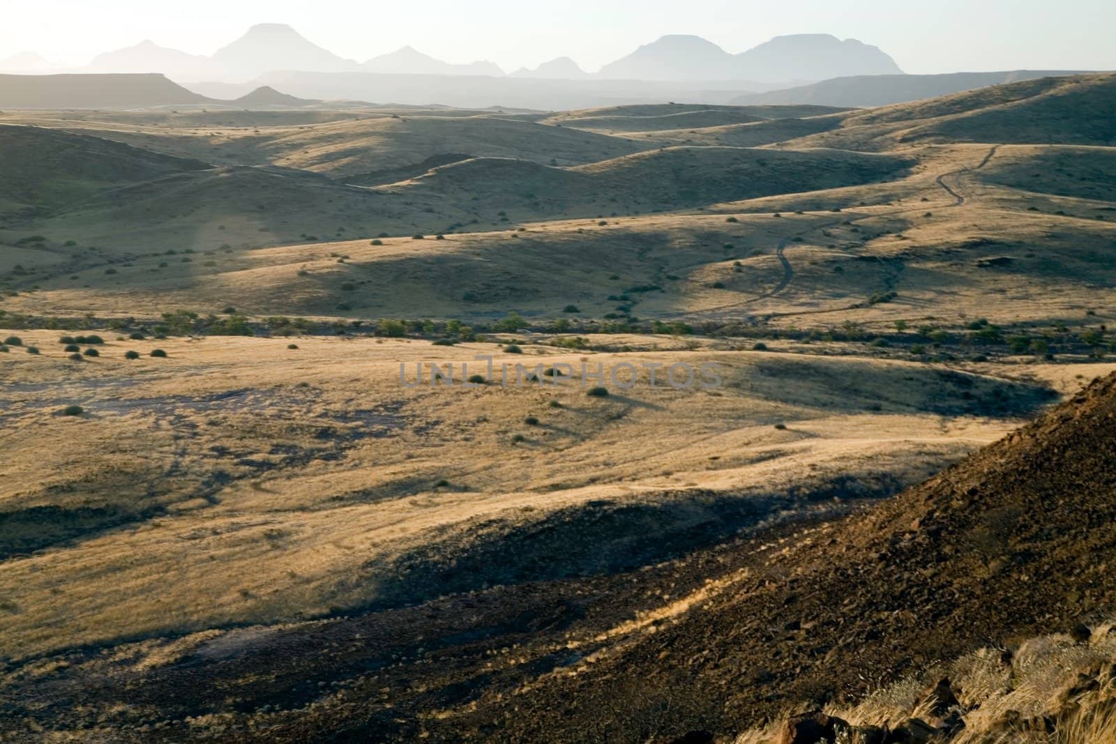 Landscape in Namibia - Brandberg Mountains