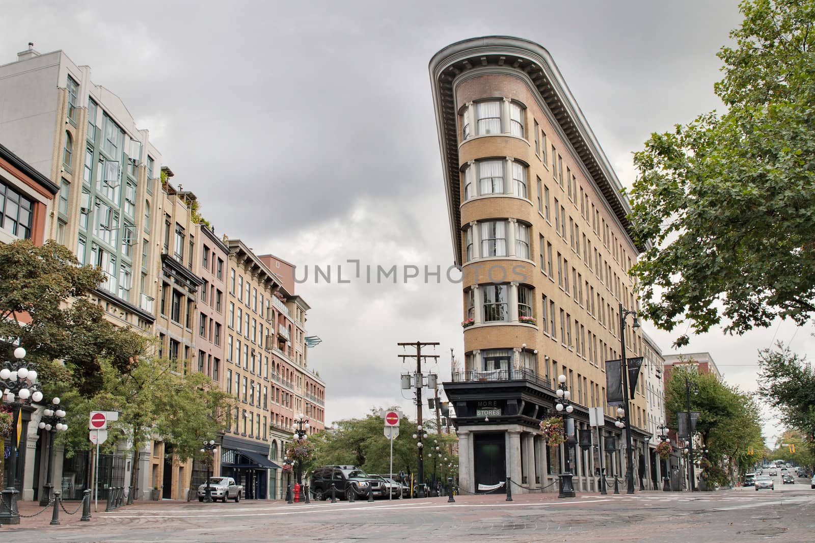 Historic Buildings in Gastown Vancouver British Columbia