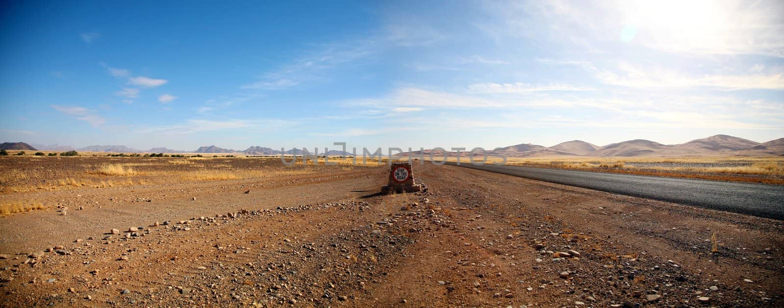 Empty Road somewhere in Namibia