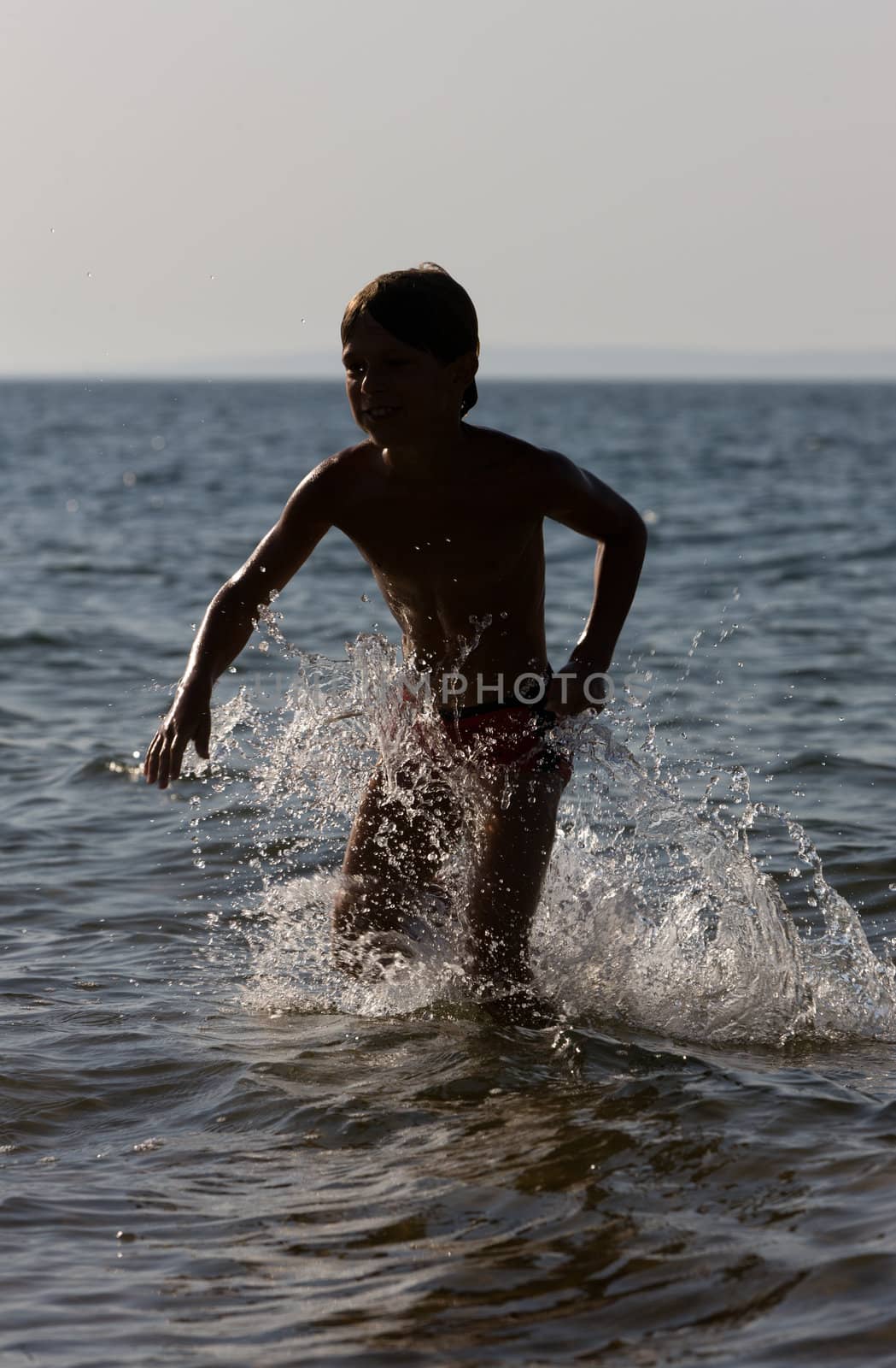 jumping boy by agg