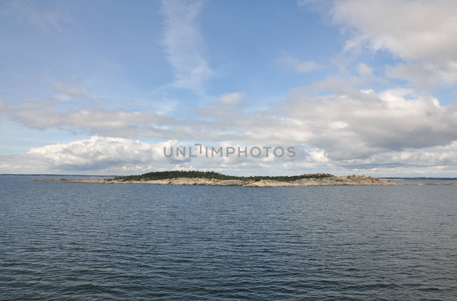 Deserted island in the baltic sea.