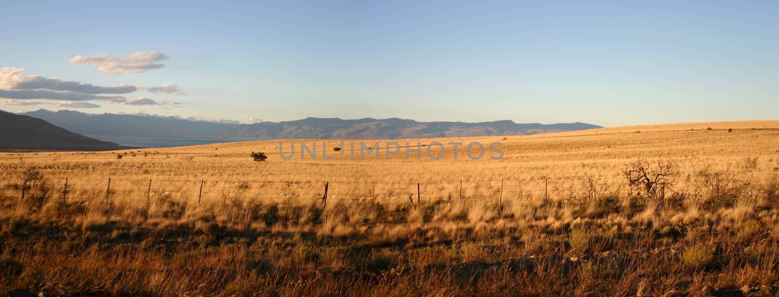 Landscape in patagonia close to El Calafate - perito moreno