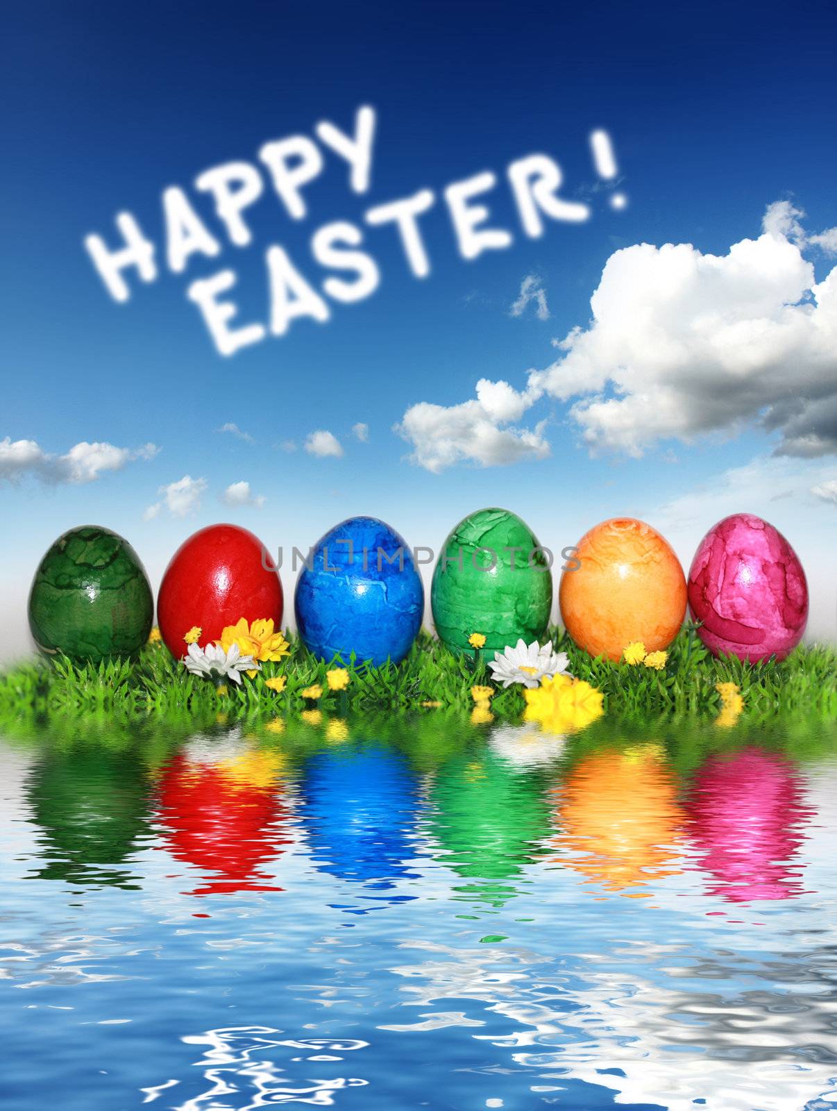 Happy Easter Dekoration by photochecker