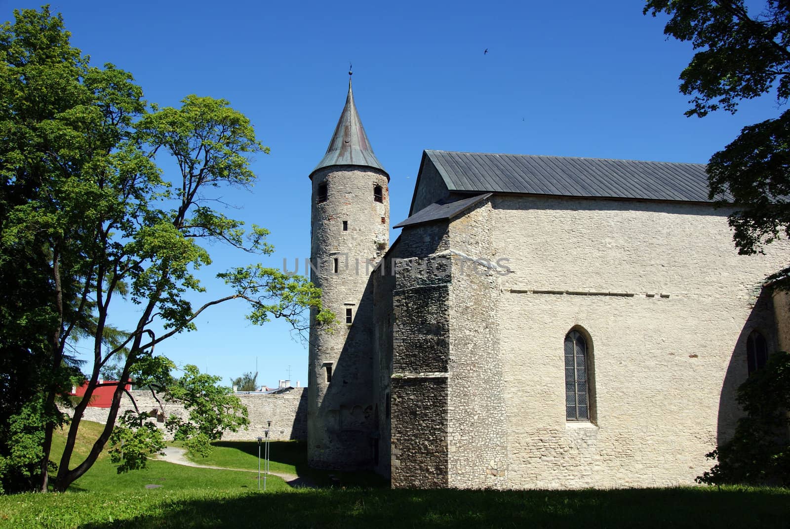 towers and walls of old city