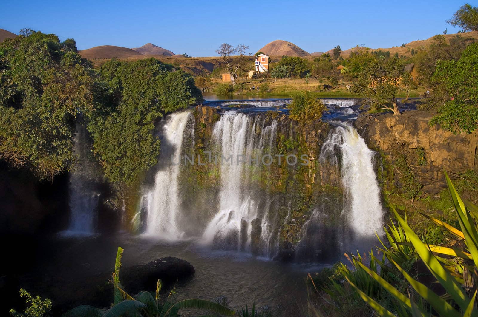 Waterfall at Ampefy, Madagascar