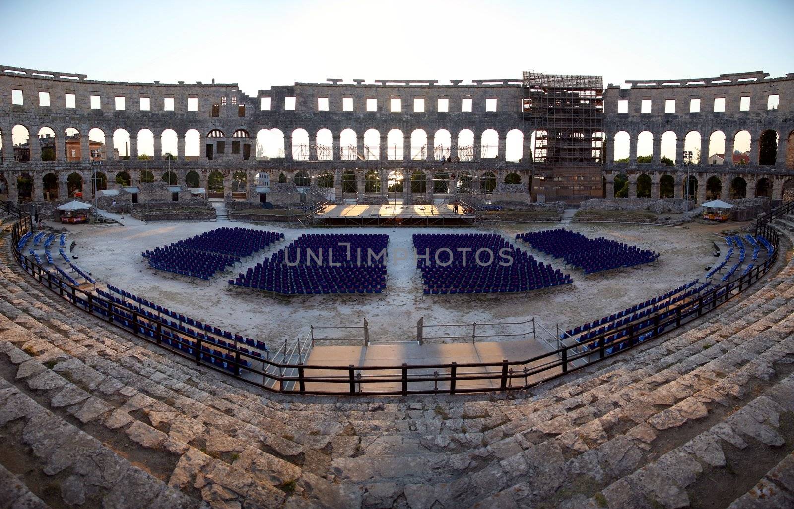 Arena of Pula in Croatia