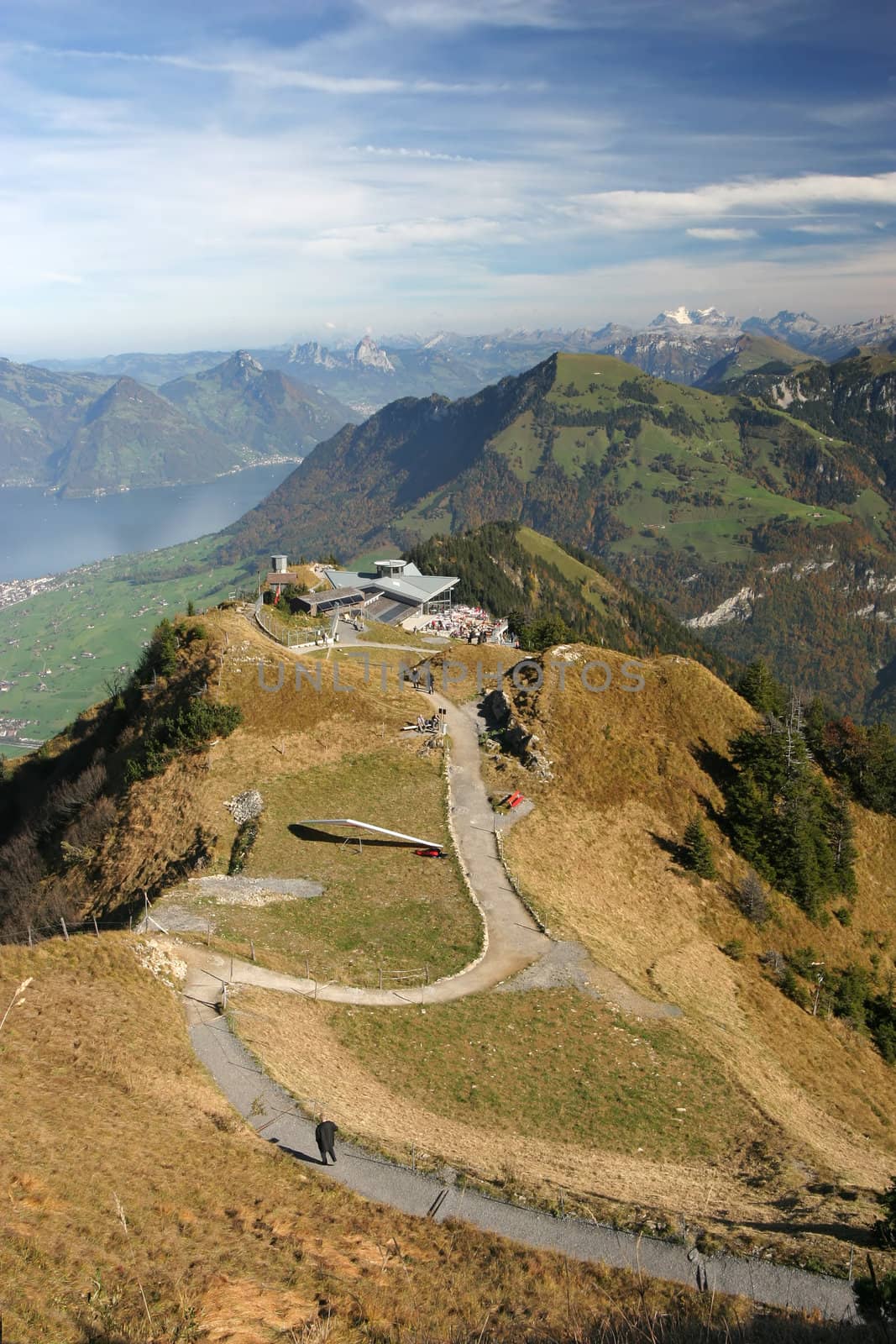 View over Stanserhorn. Switzerland.