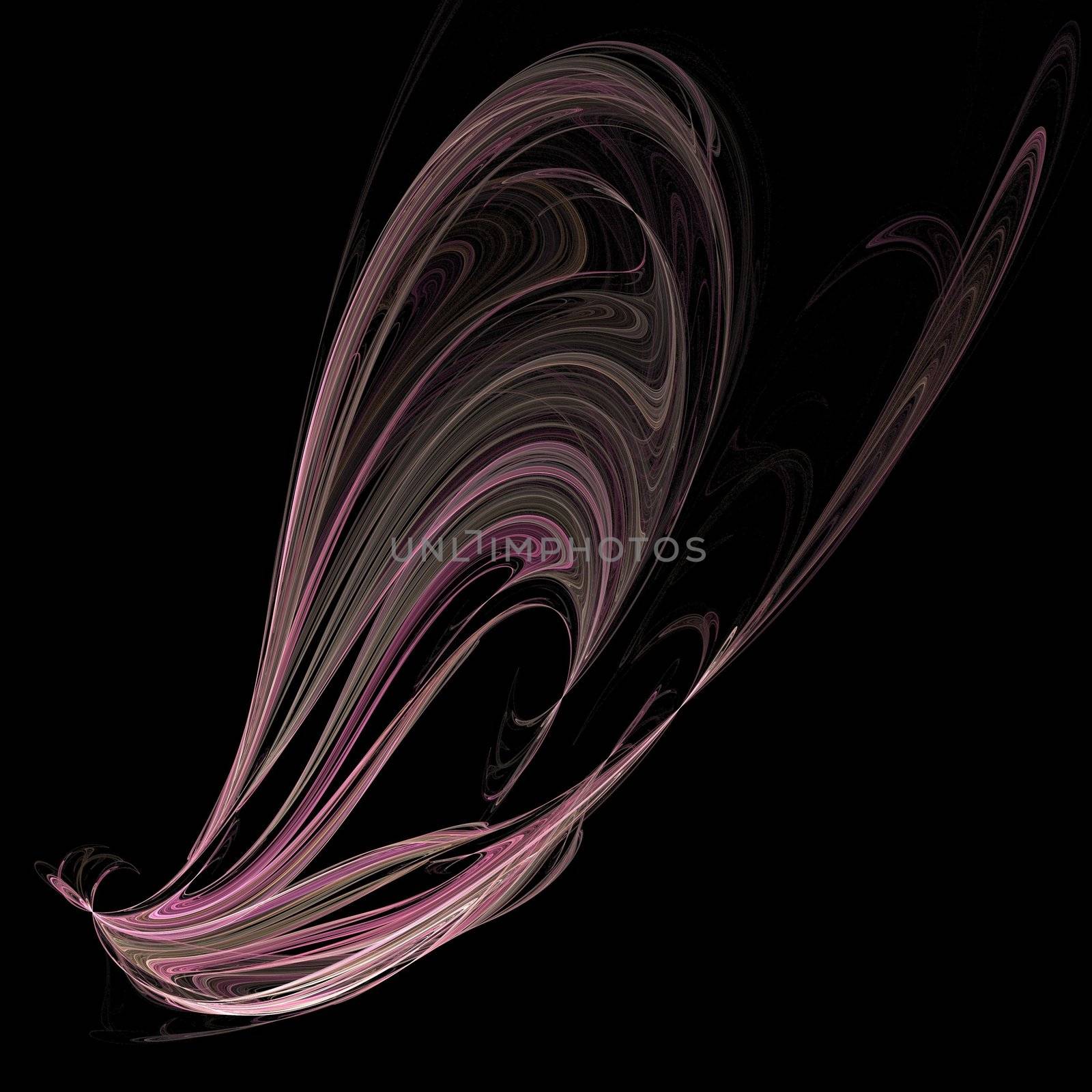 Fractal 16 - pink flows by hlehnerer