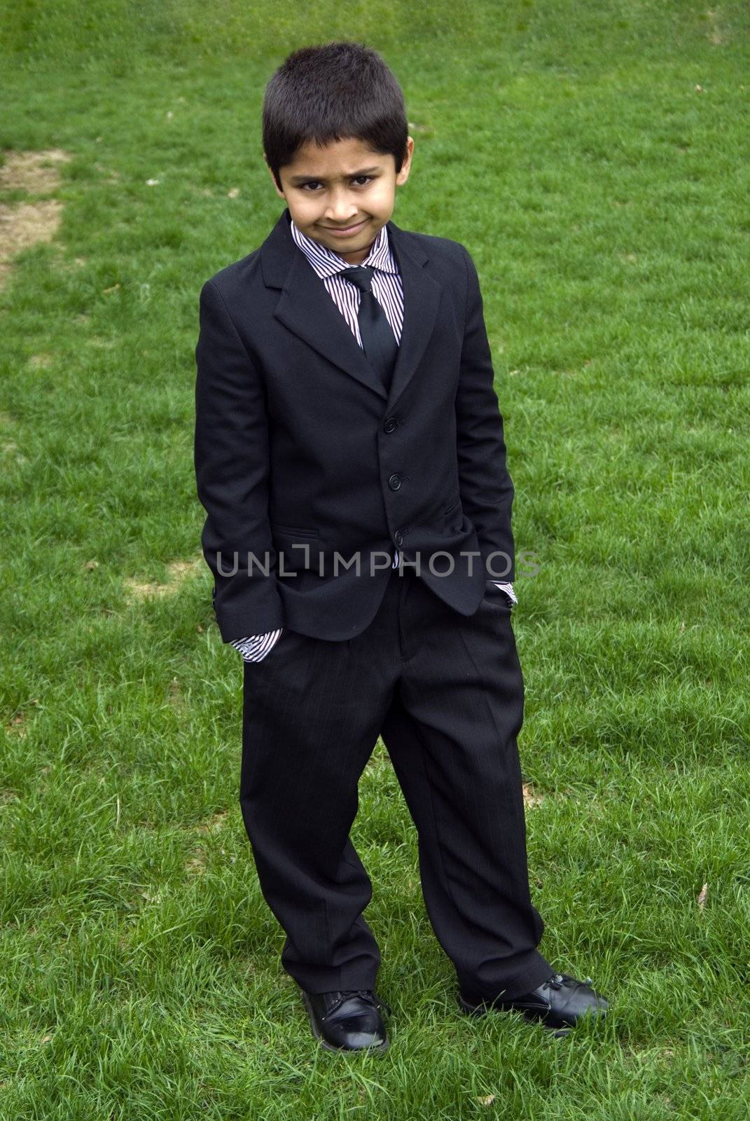 Cute kid Formally Dressed by pazham
