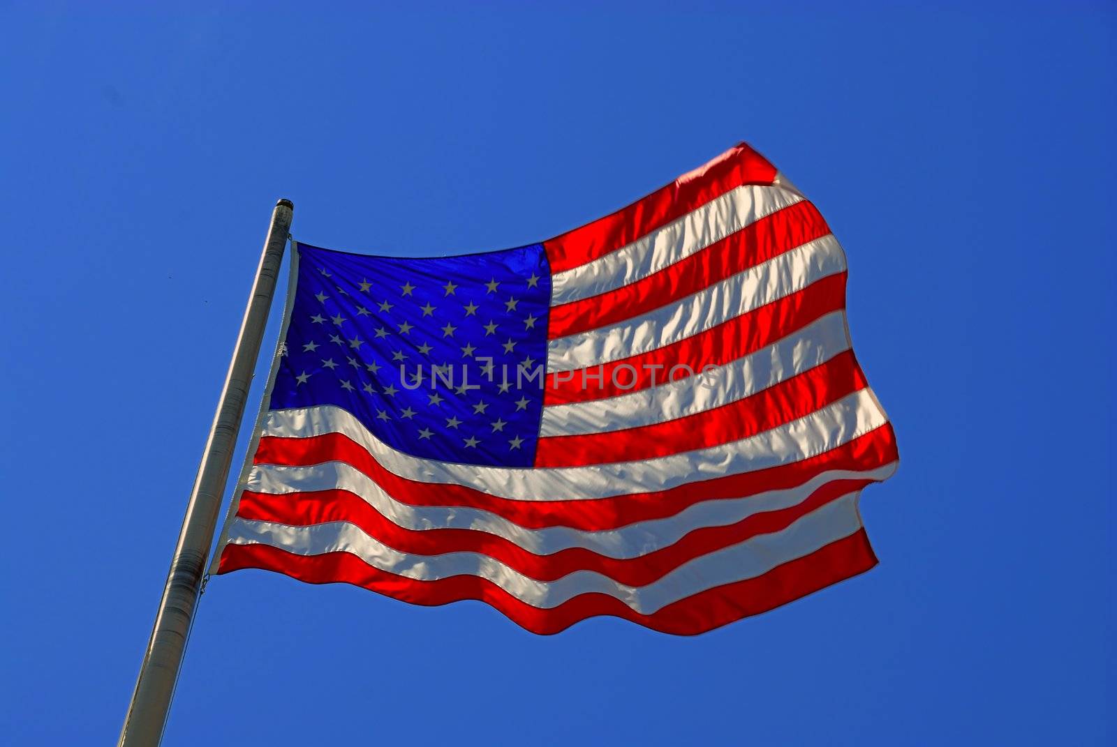 American Flag Series - A high flying american flag