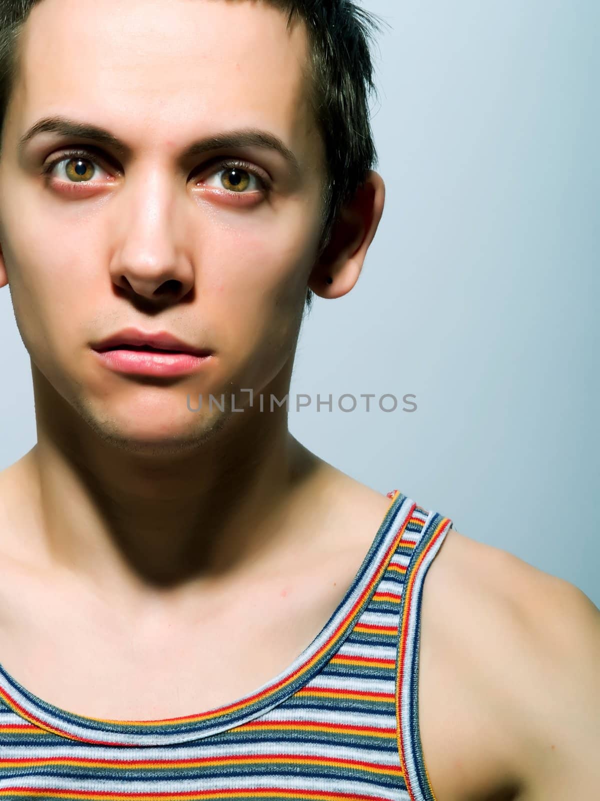 Portrait of an attractive young man