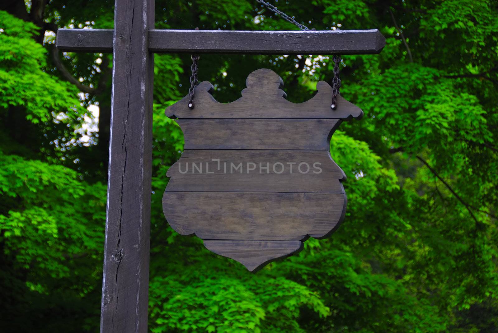 Wooden sign board by pazham