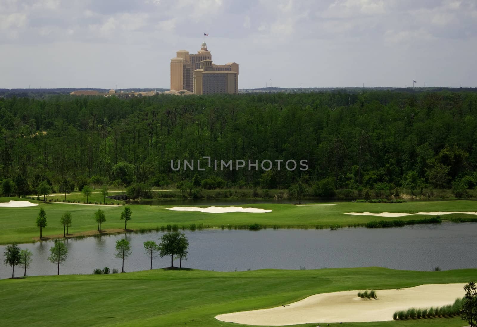 Florida Golf Course Resort Skyline was captured in Orlando in the vicinity of Orlando Florida.
