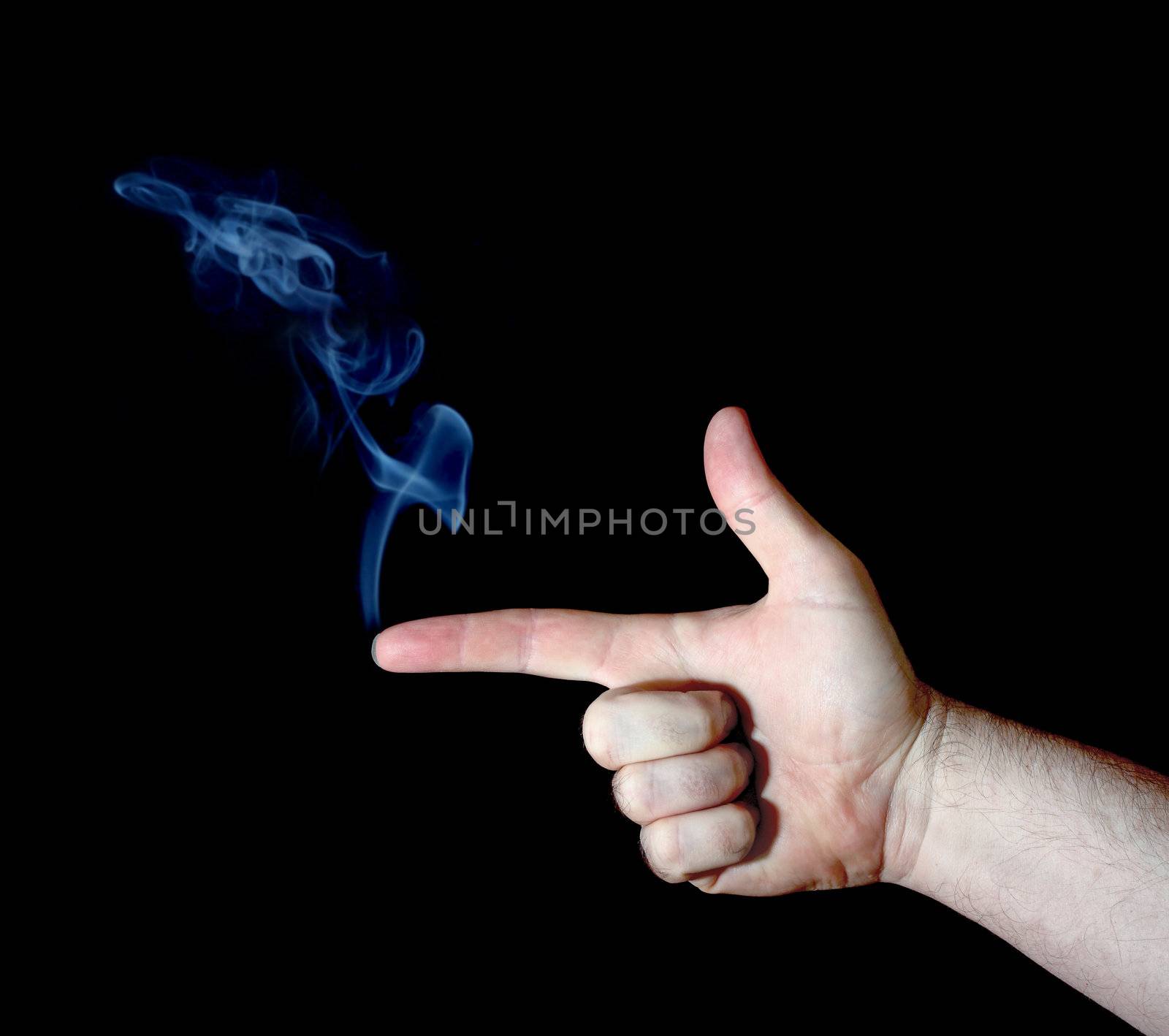 Smoking Gun (finger) by Geoarts