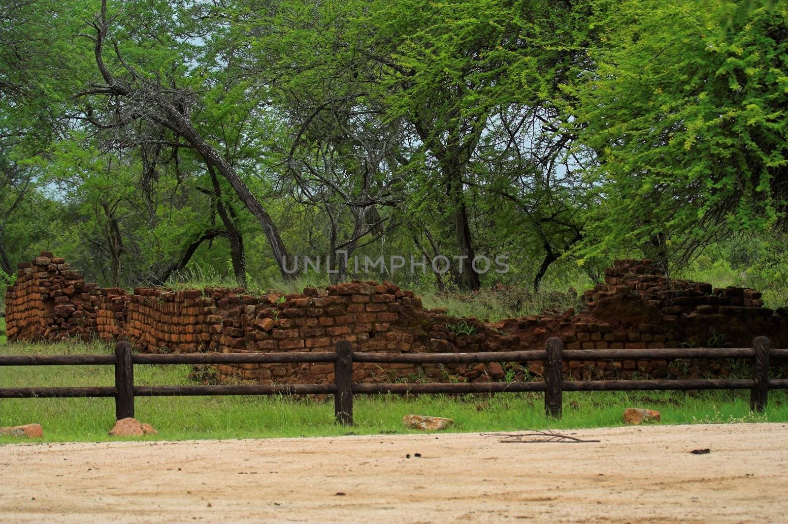 Tradepost ruins in the Kruger National Park
