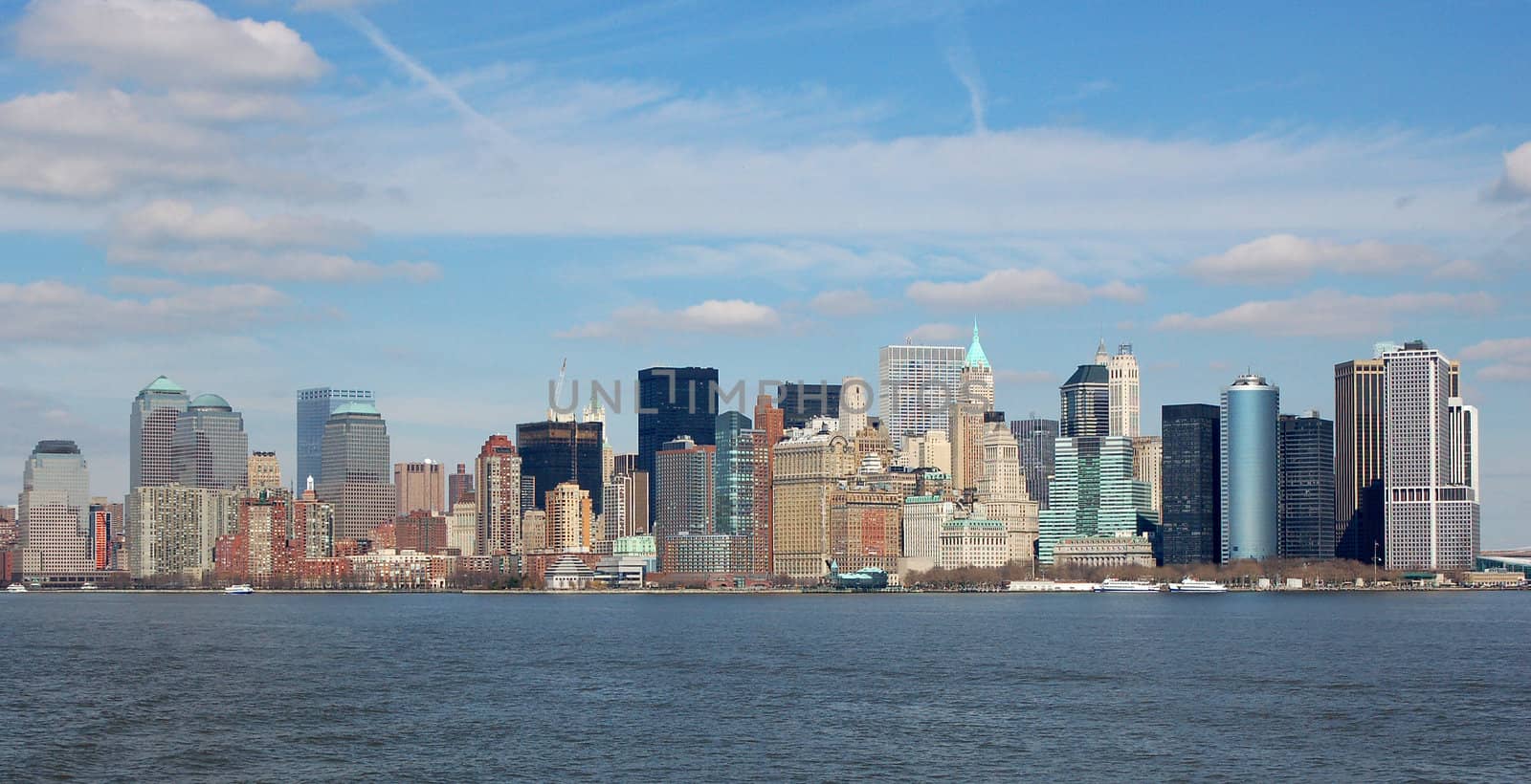 New York City seen from the river