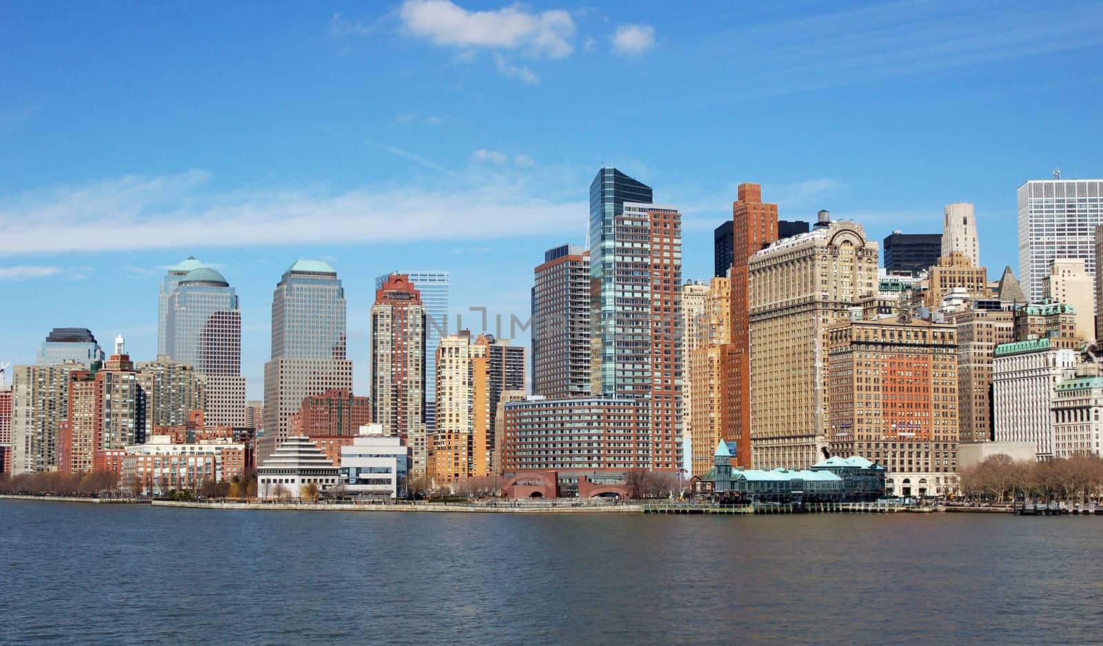 New York City seen from the river