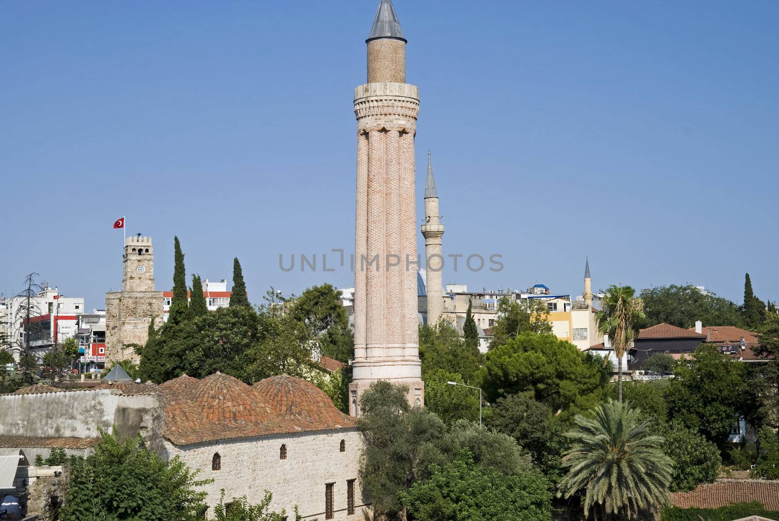 Yivli Minaret Mosque by Gertje