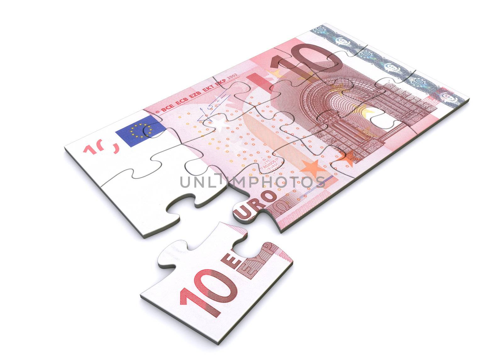 10 Euro Note Puzzle by PixBox