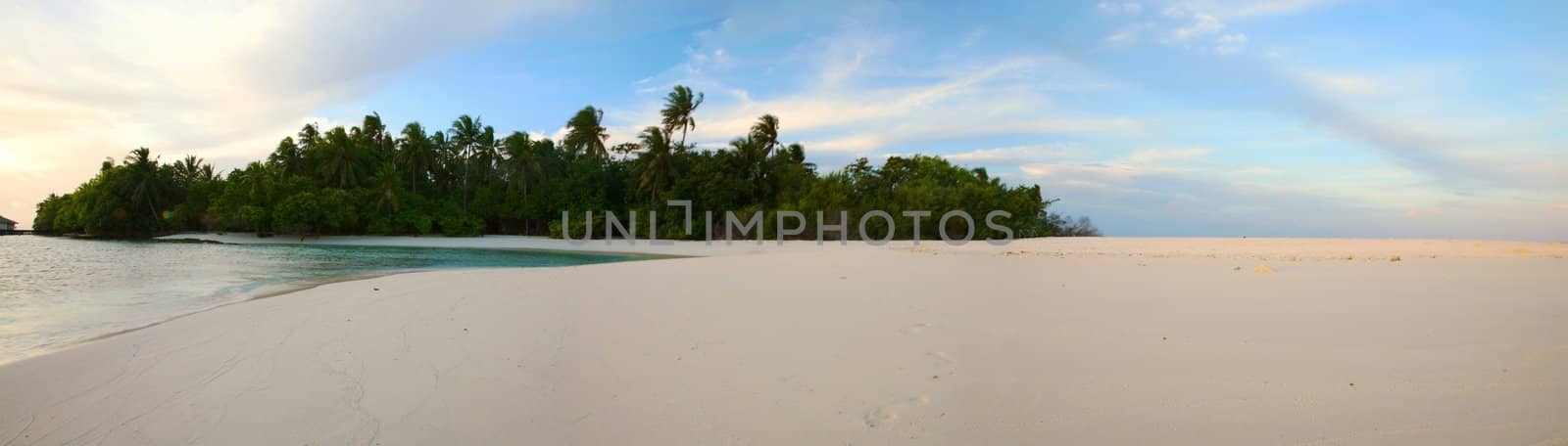 Island of Embudu in the Maldives