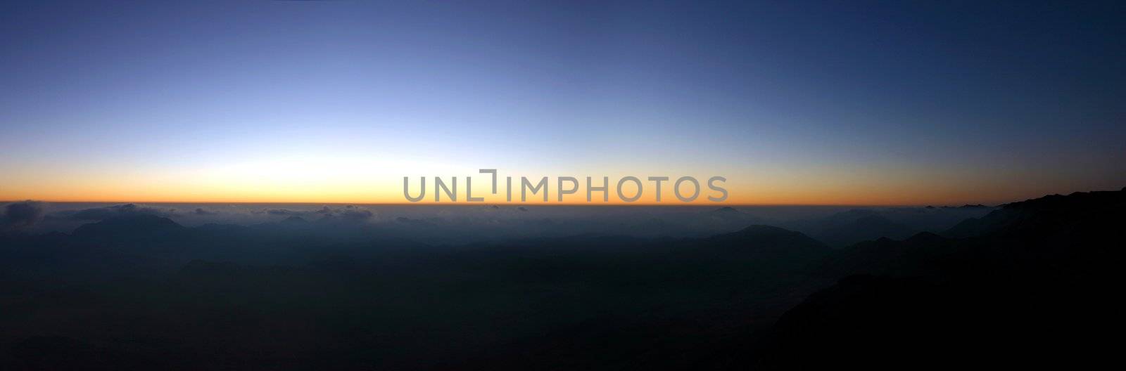 Mountain Mt Sinai in Egypt