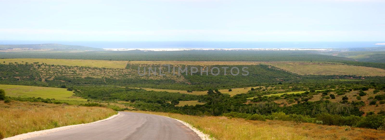 Panoramic view of the Addod national wildlife park