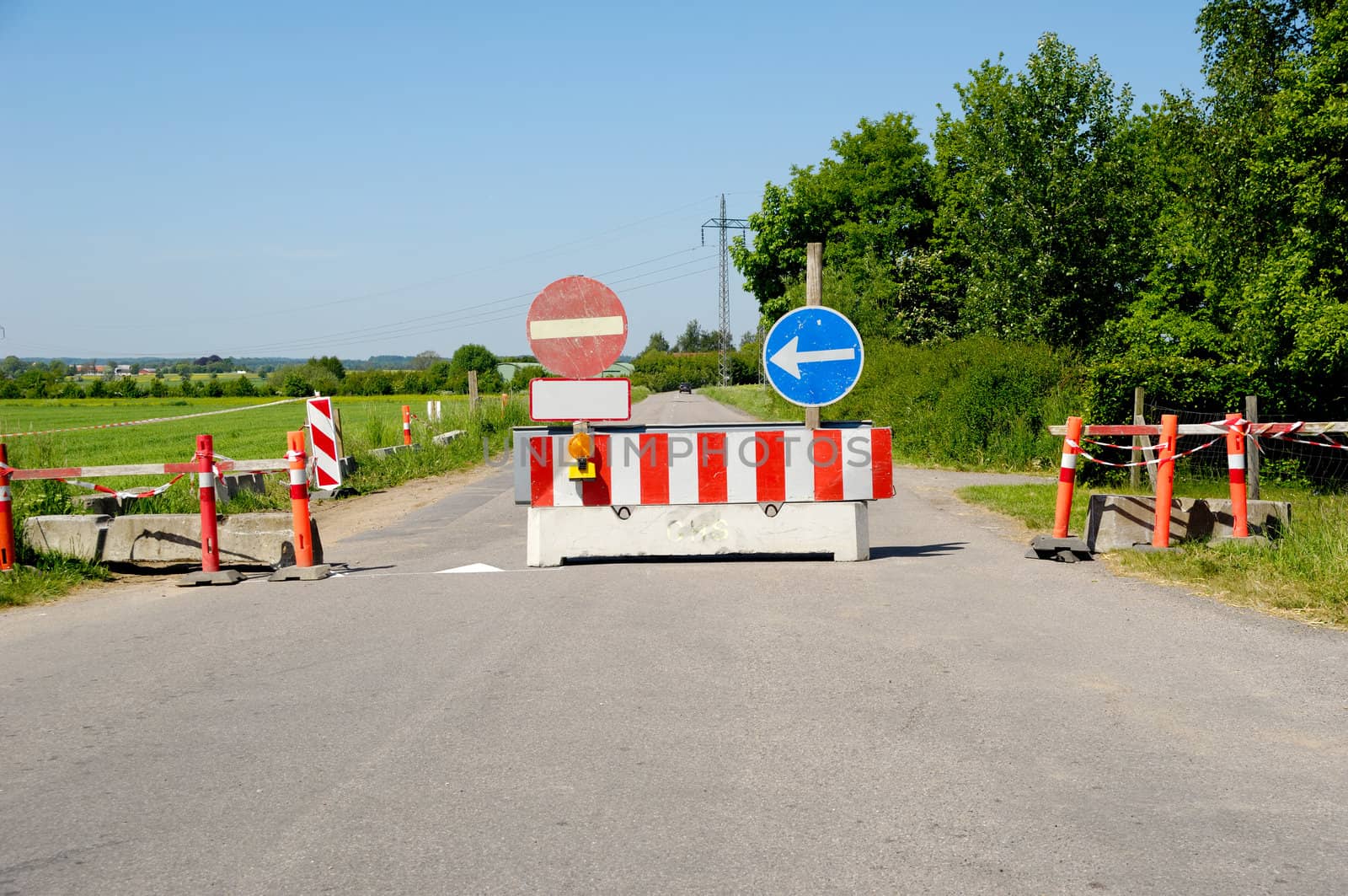 Road block. Dead end.