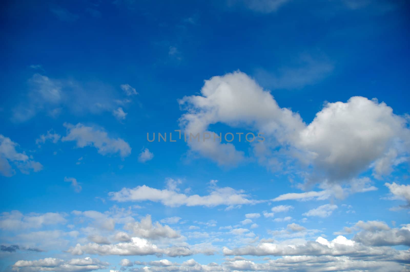 Cloudscape and blue sky