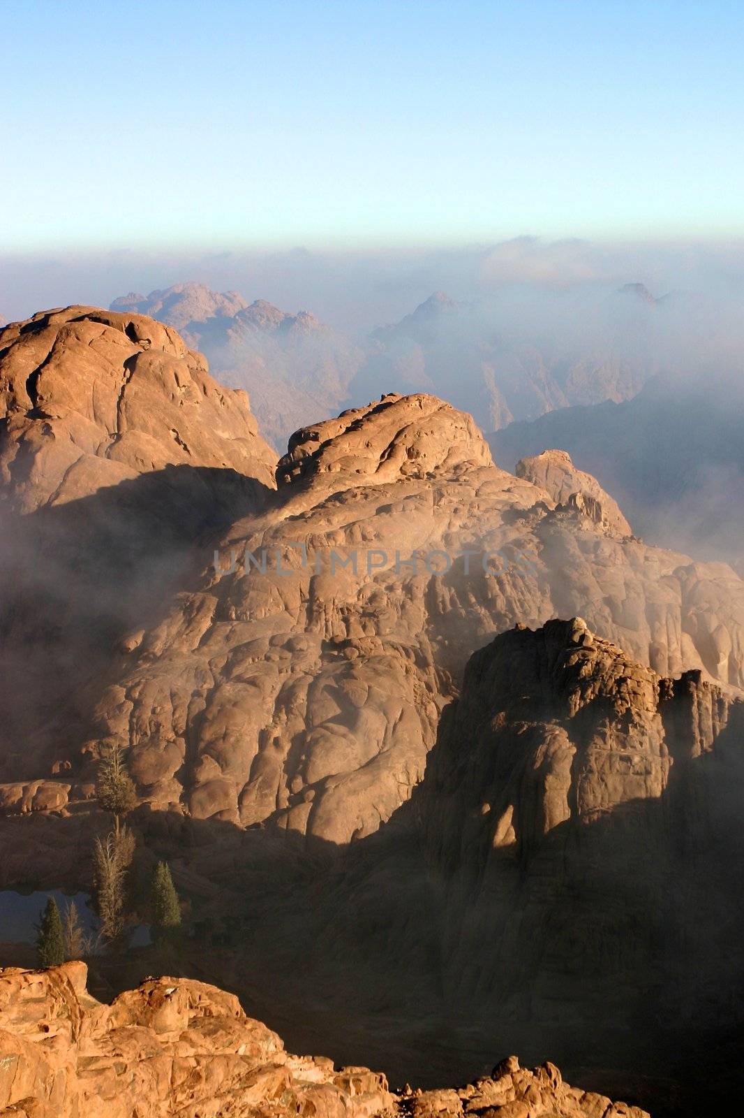 Mountain Mt Sinai in Egypt