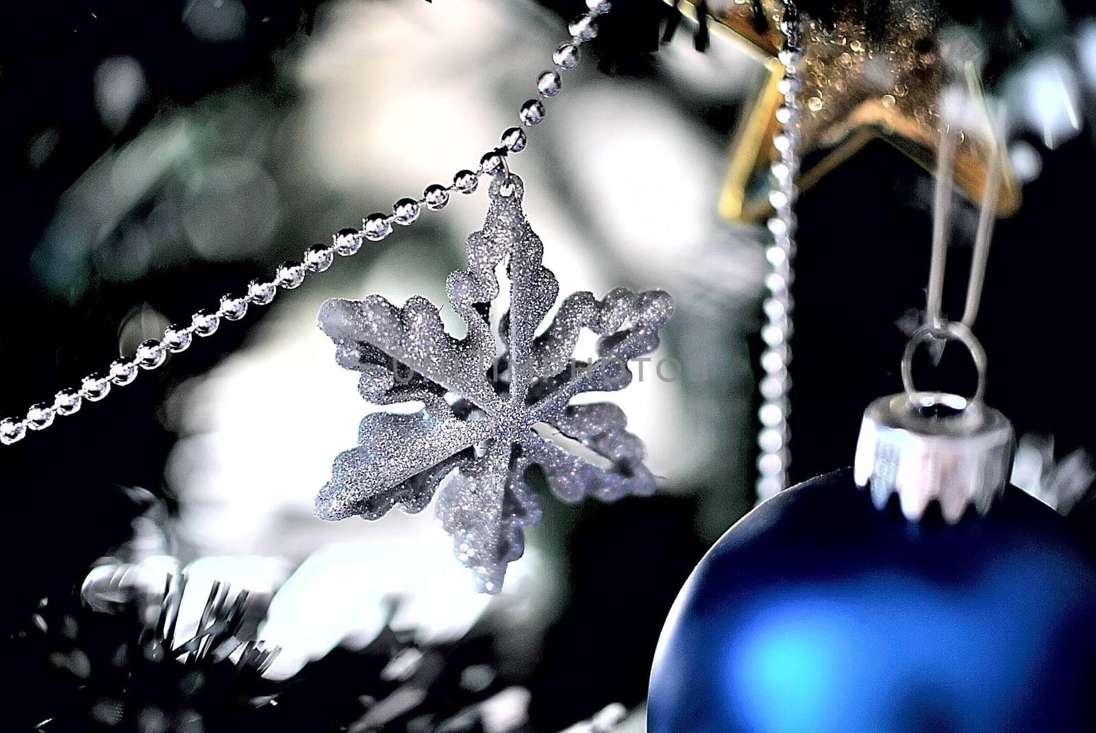 Christmas decoration on the Chritmas tree