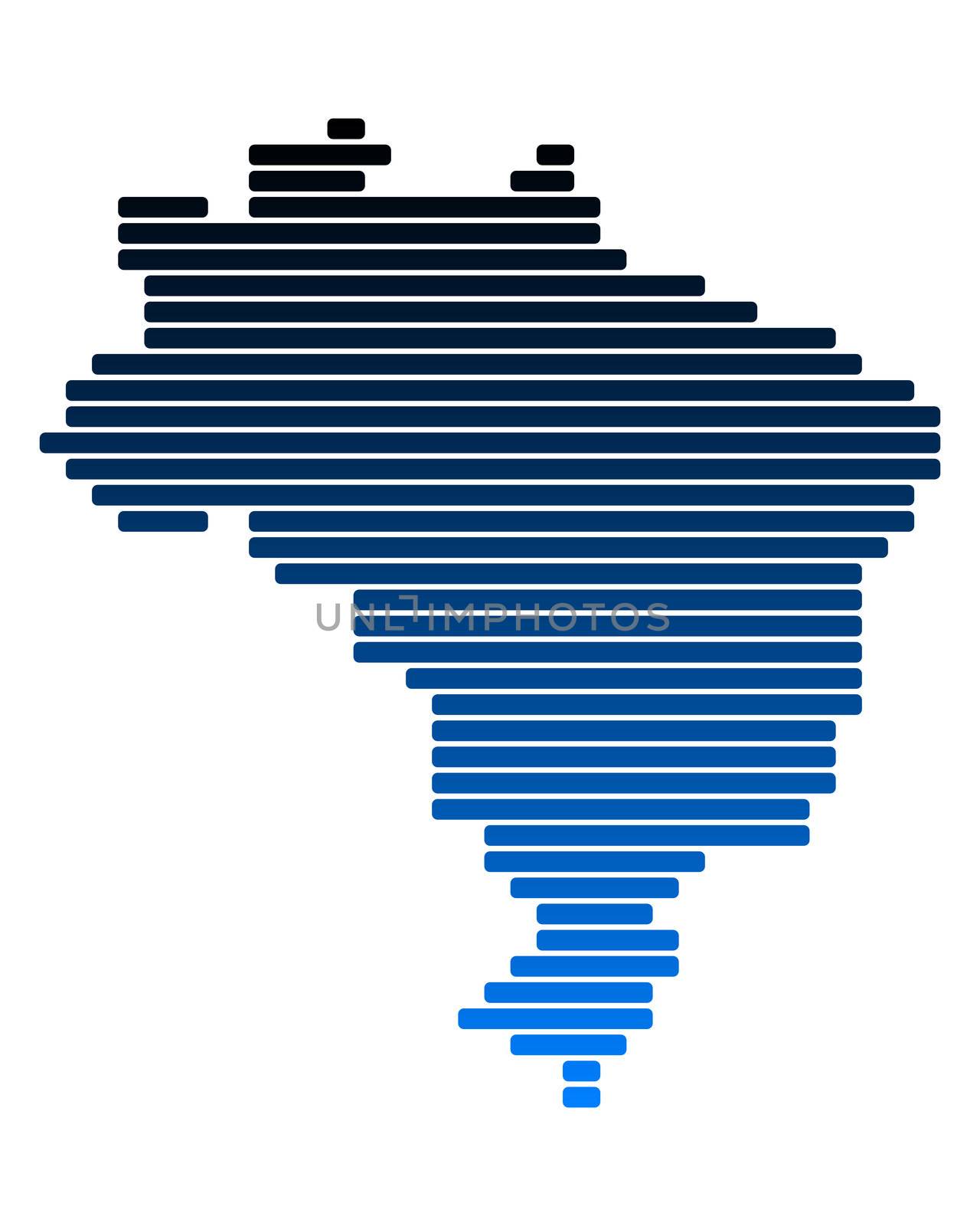 Map of Brazil by rbiedermann