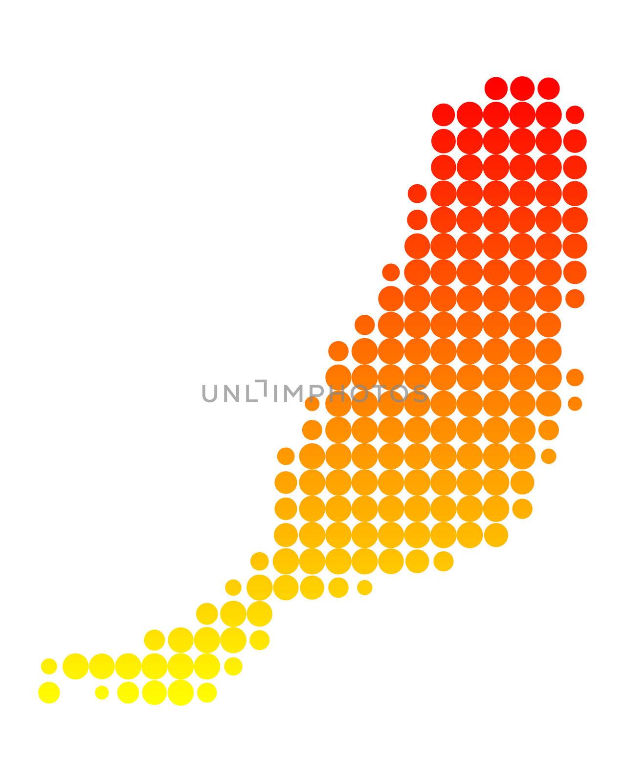 Map of Fuerteventura