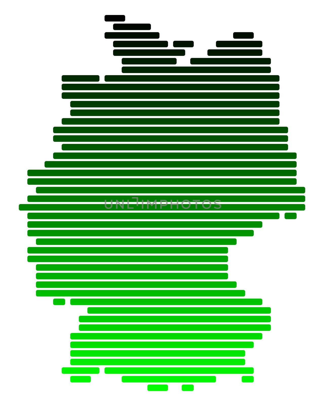 Map of Germany by rbiedermann