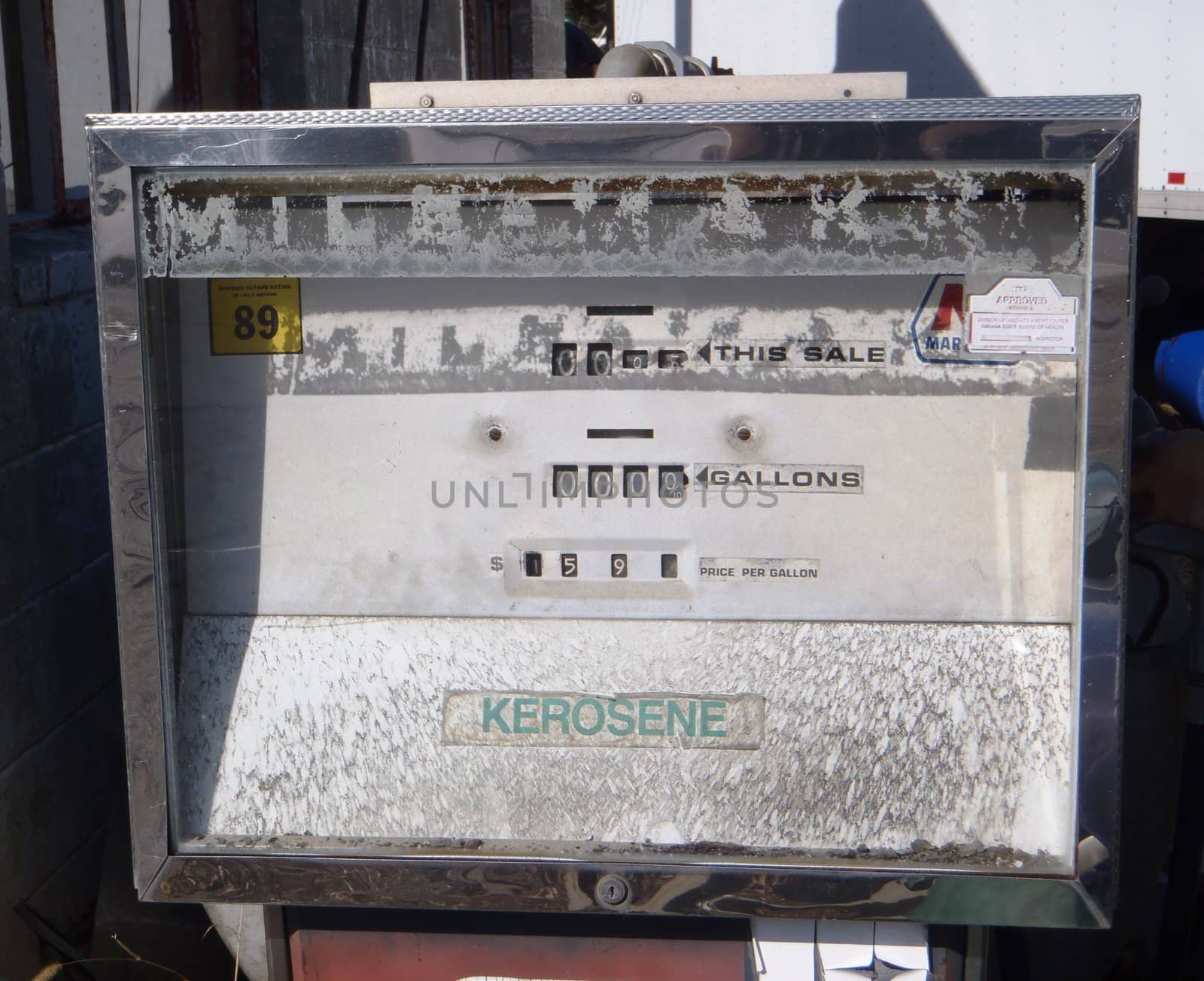 Antique kerosene dispenser by RefocusPhoto