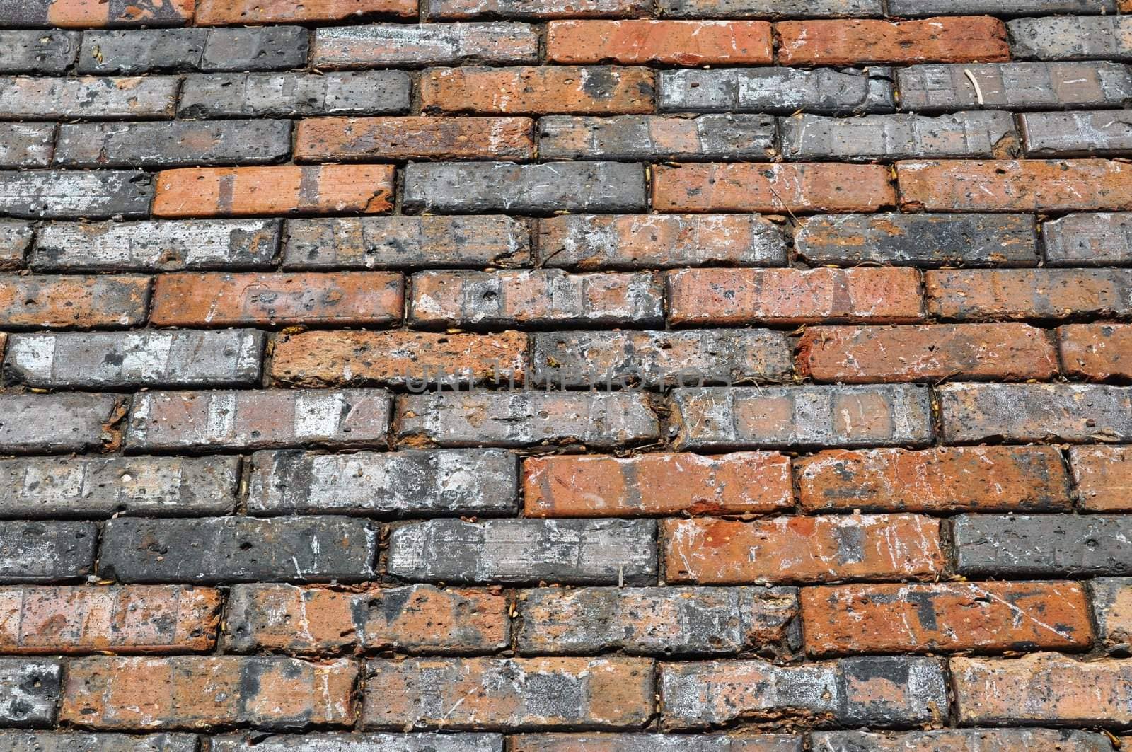 Brick Wall Background by RefocusPhoto