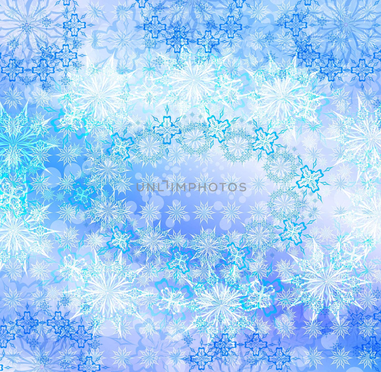 Abstract celebratory winter illustration