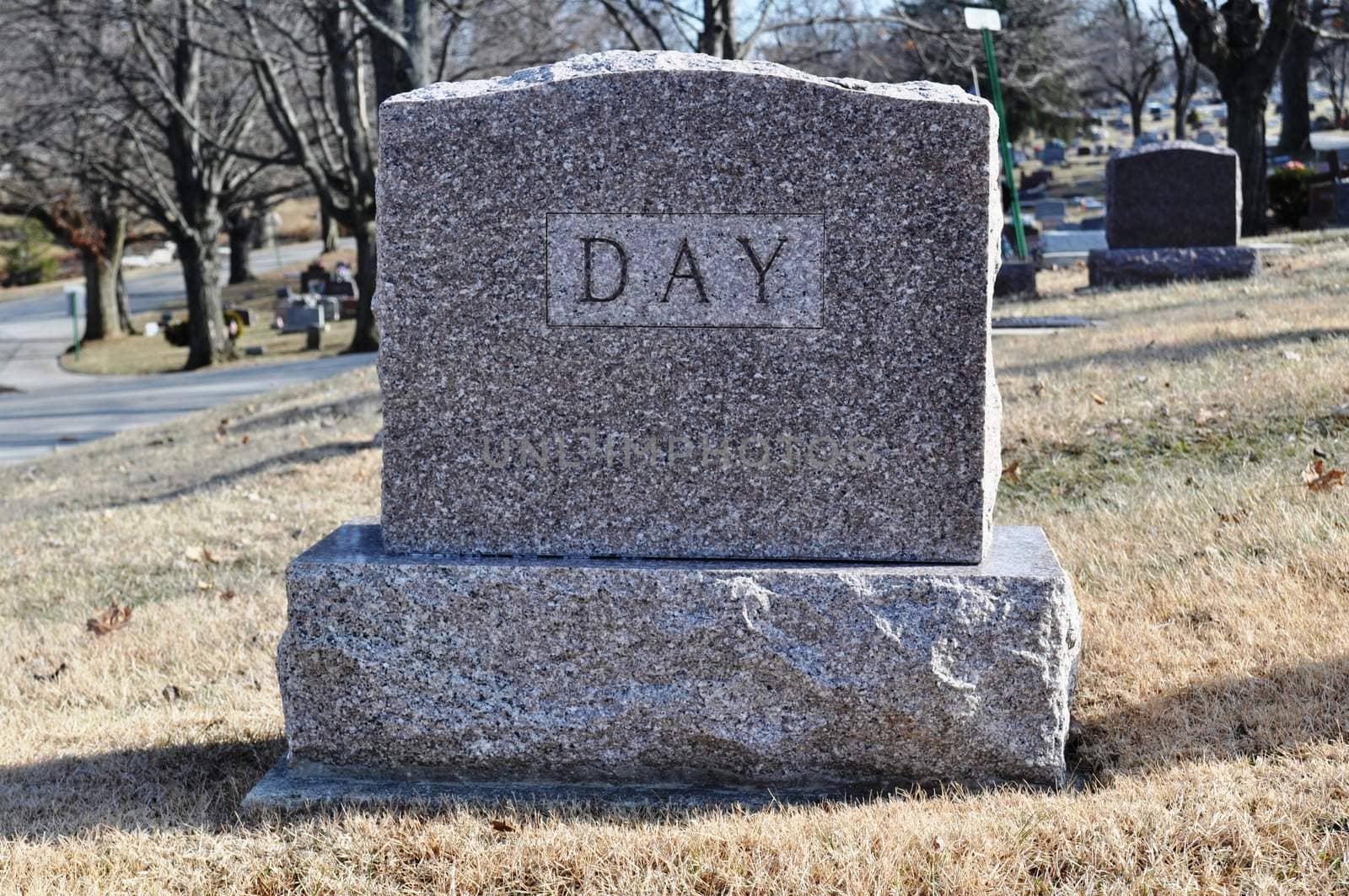 Cemetary Headstone Day