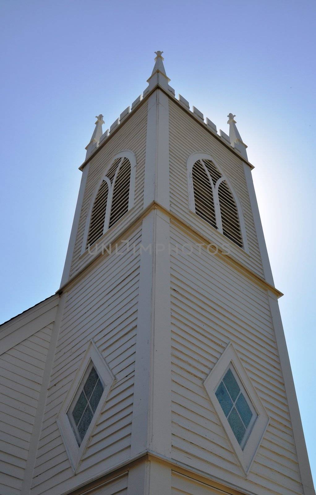 Church tower georgetown texas by RefocusPhoto